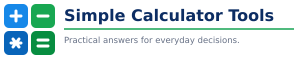 Simple Calculator Tools logo